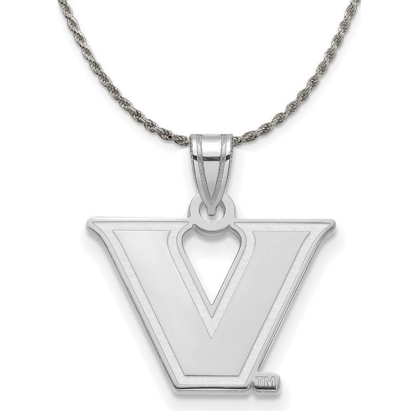 Sterling Silver Vanderbilt U. Large 'V' Star Necklace - 26 Inch